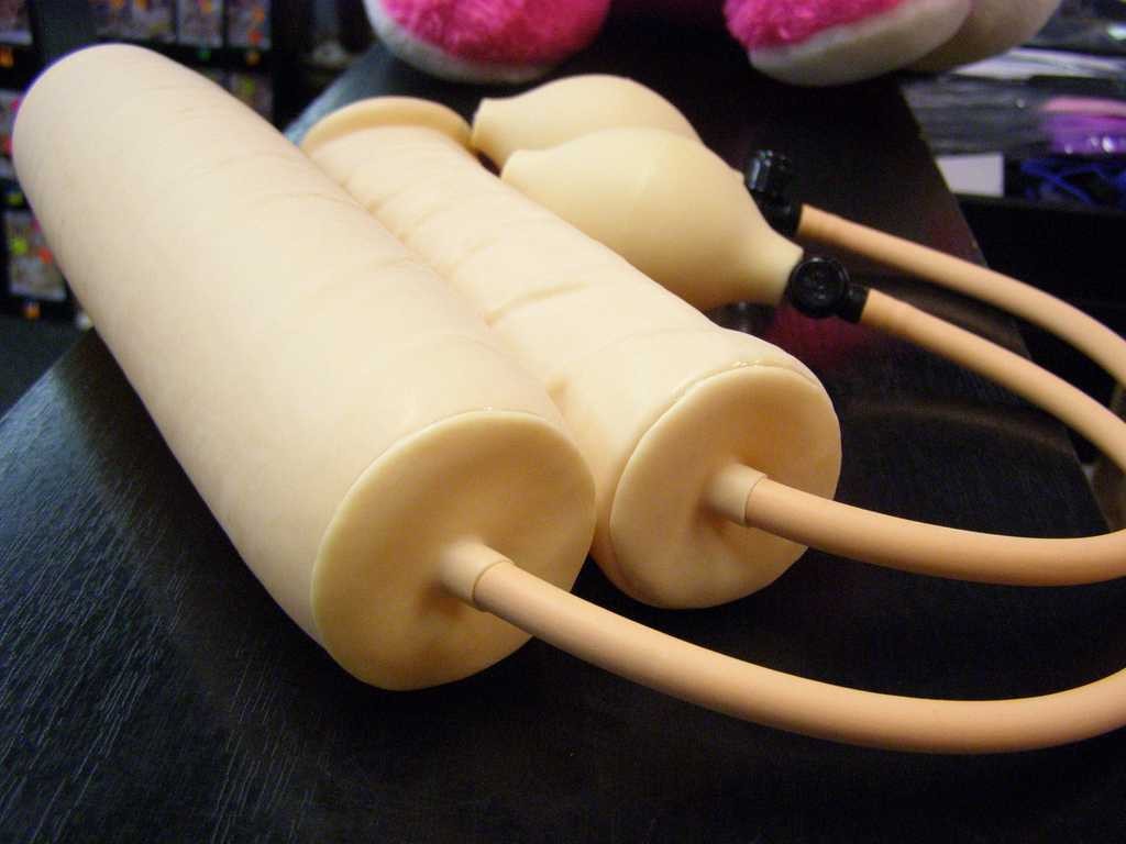 Dildo gonflabil 25 x 3-6 cm