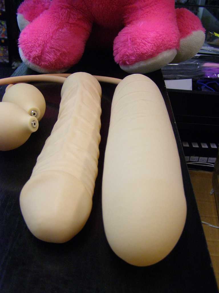 Dildo gonflabil 25 x 3-6 cm