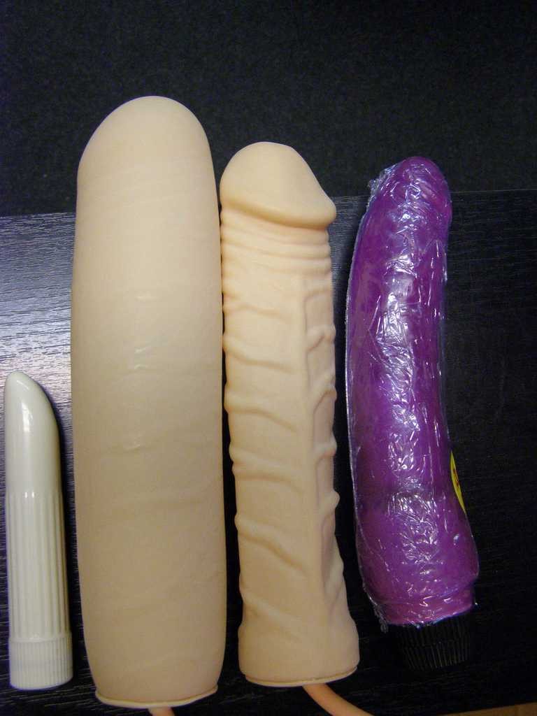 Dildo gonflabil 25 x 3-6 cm