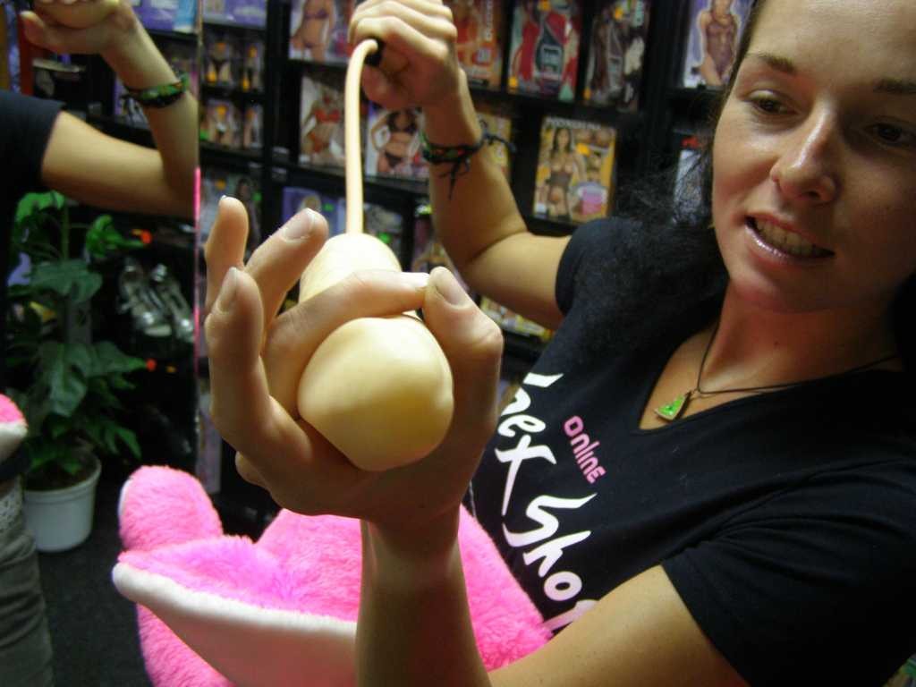 Dildo gonflabil 25 x 3-6 cm