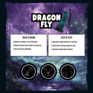 MYTHICAL MATES - Dragonfly Dildo Violet și Verde