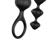 Love Beads - Bile anale - negru