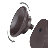 Vibrator de 24 cm cu piele alunecoasă, Straturi duble, negru