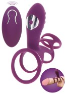 Inel vibrant pentru penis și testicule Halo Halo