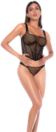 Mapalé Mesh Two Piece Set Black