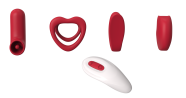 Colecția LOVE – Set 4-în-1 pentru cupluri, cu telecomandă