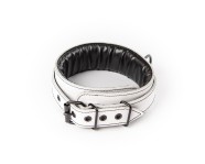 Zgardă din piele albă Sexy Elephant – Aria Collar
