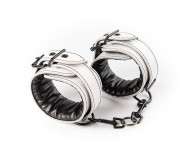 Brățări pentru glezne din piele albă Sexy Elephant – Aria Ankle