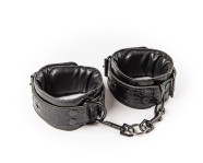 Cătușe din piele pentru mâini Sexy Elephant – Noir Croc Wrist