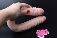 Dildo reversibil cu două capete, îndoibil