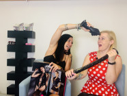 Dildo XXL pentru fisting cu ventuză Corps (24 cm), Domča și Verča