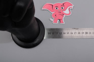 Dildo pentru fisting XXL cu ventuză Corps (24 cm), dimensiuni