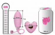 Oul vibrator fără fir Pink Love