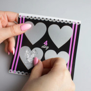 Scratch card erotic Lesbian bilet de loterie