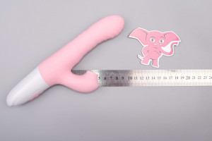 Adore Motio II. vibrator cu presiune, dimensiuni
