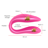 Vibratorul cuplat Oninder cu aplicația mobilă