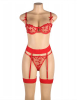 Set de jartiere Red Desire