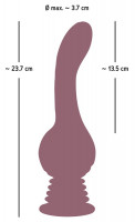Vibrator Gyro Turbo Shaker G-Spot Lover cu telecomandă (23,7 cm)