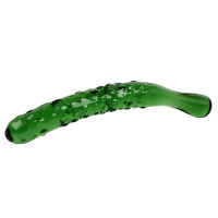 Vibrator de sticlă Mr. Cucumber (20 cm)
