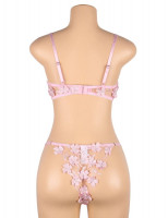 Set roz Floret + tanga cadou