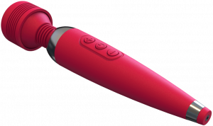 Baghetă de masaj Wonder Wand (18,8 cm) + geantă de jucărie cadou
