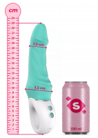 Vibrator din silicon Rumba Blue (23 cm)