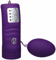 Ou vibrator Velvet Purple Pill cu telecomandă