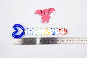 Dildo de sticlă Envy Me (15 cm)
