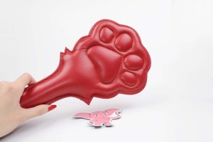 Slapper din piele Leatherix Paw (35 cm)