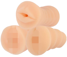 Trei masturbatoare sexy pentru fete - set de 3 cu cartus vibrant (13 cm)