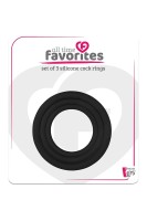 All Time Favorites 3 inele pentru erecție din silicon