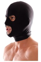 Fetish Fantasy Series glugă de spandex cu 3 găuri neagra