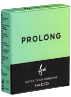 Feel «Prolong» condoms for more endurance without chemicals 3 pcs