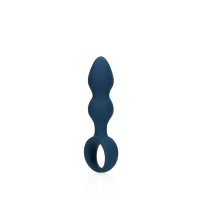 Plug anal în formă de picătură - Mediu - Albastru baltic