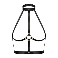 Harnasament pentru corp Rosy Gold - Negru