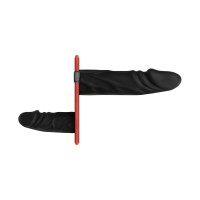 EASYTOYS FETISH COLLECTION Colecția Fetish - Double Dildo Strap-On Set - Negru