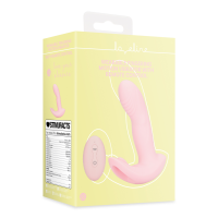 Vibrator purtabil cu mișcare de deget și telecomandă - Cherry Chiffon
