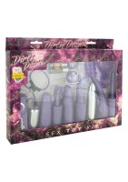 Kit de jucării sexuale Dirty Dozen Purple