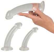 Set de dildouri anale cristaline clare