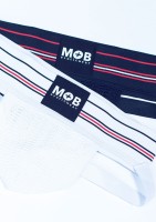 MOB Eroticwear Fetish Classic Wide Jockstrap, L