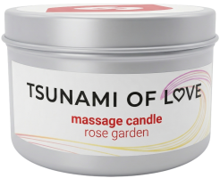 Lumânare de masaj Tsunami of Love Rose Garden (100 ml)