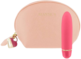 Mini vibrator Gentle Pulse (12 cm) + husă luxoasă