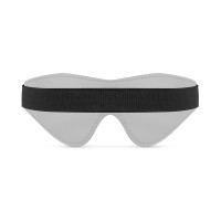 Bedroom Fantasies Faux Leather Blindfold - Black