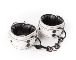 Brățări pentru glezne din piele albă Sexy Elephant – Aria Ankle