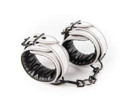 Brățări pentru glezne din piele albă Sexy Elephant – Aria Ankle