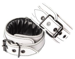 Brățări pentru glezne din piele albă Sexy Elephant – Aria Ankle