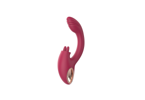 Vibrator cu elemente mobile și stimulare a punctului G Twin Touch (21 cm)