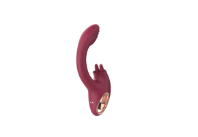 Vibrator cu elemente mobile și stimulare a punctului G Twin Touch (21 cm)