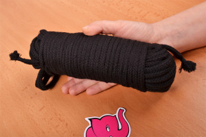 Soft Touch Bondage Rope - trageți o frânghie mai lungă în mână