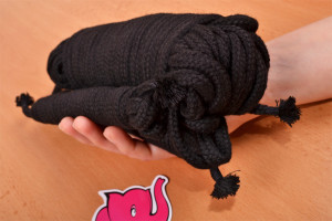 Bondage frânghie Soft Touch - frânghii de fotografiere în mână